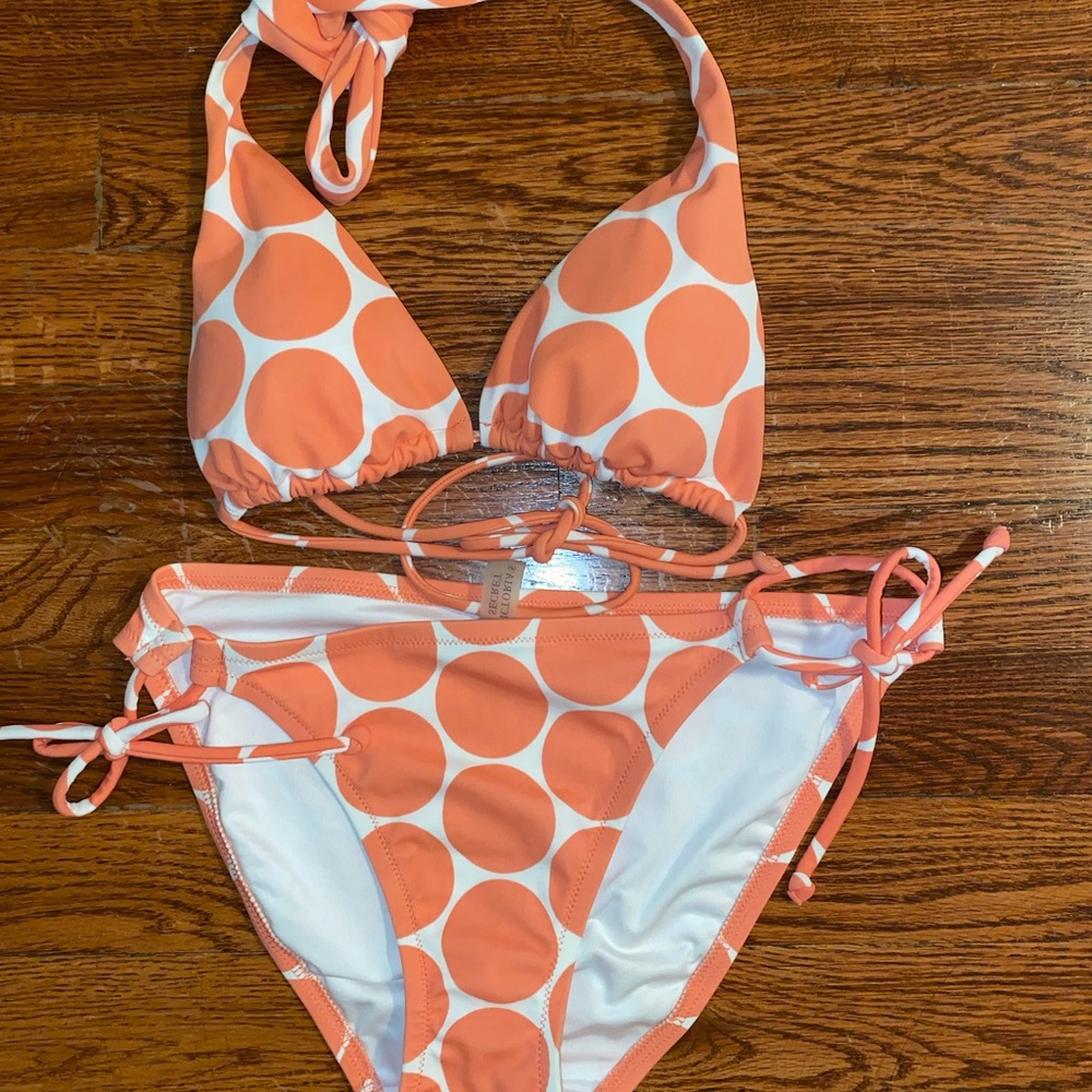 Victoria’s Secret Coral Dot Bikini